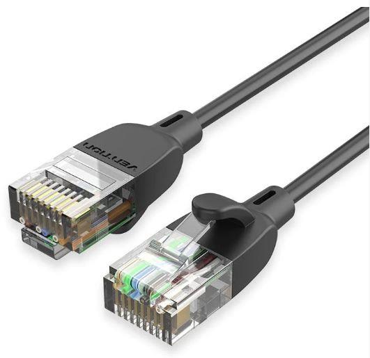 PATCH CABLE CAT.6A UTP/5M BLACK IBIBJ VENTION
