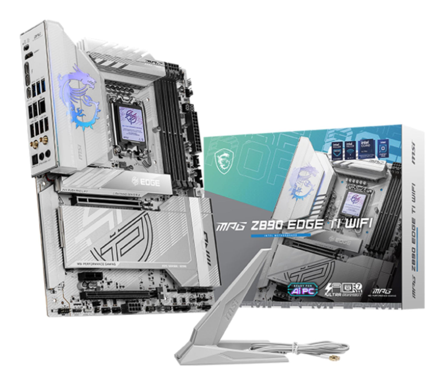 Emaplaat|MSI|Intel Z890|LGA1851|ATX|Mälu DDR5|Mälu pesad 4|1xPCI-Express 1x|2xPCI-Express 16x|5xM.2|1xHDMI|1xAudio-In|1xAudio-Out|1xUSB 2.0|4xUSB 3.0|4xUSB 3.1|1xUSB-C|1xOptical S/PDIF|1xRJ45|2xThunderbolt|MPGZ890EDGETIWIFI