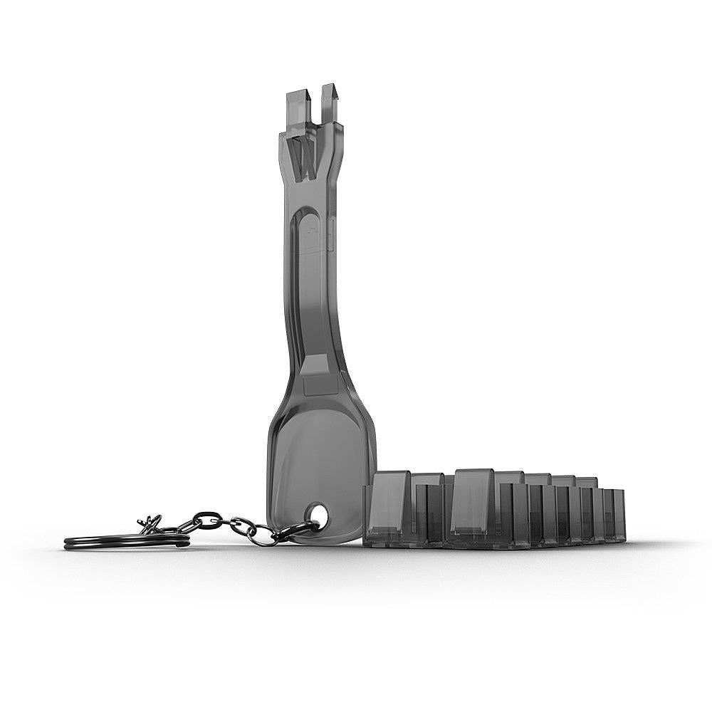 NETI TARVIK RJ45 PORTI BLOKKAJA +KEY/BLACK PACK10 40470 LINDY
