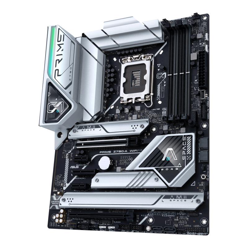 Mainboard|ASUS|Intel Z790|LGA1700|ATX|Memory DDR5|Memory slots 4|2xPCI-Express 3.0 1x|1xPCI-Express 4.0 4x |1xPCI-Express 4.0 16x|1xPCI-Express 5.0 16x|4xM.2|1xHDMI|1xDisplayPort|6xUSB 3.2|2xUSB-C|1xRJ45|3xAudio port|PRIMEZ790-AWIFI