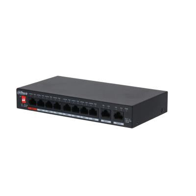 Switch|DAHUA|PFS3010-8GT-96|Desktop/pedestal|Rack|8x10Base-T / 100Base-TX / 1000Base-T|PoE portide arv 8|96 Vatti|DH-PFS3010-8GT-96-V2