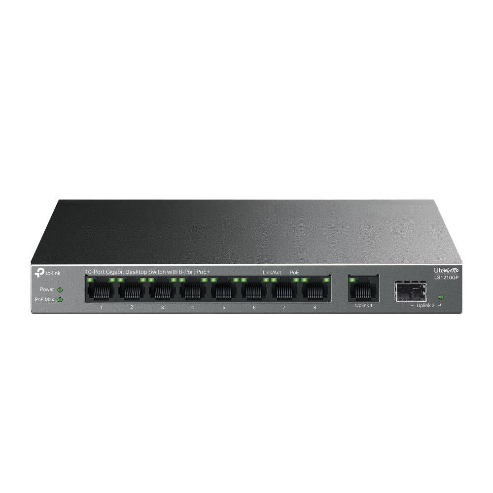 Lüliti|TP-LINK|LS1210GP|PoE+ pordid 8|LS1210GP