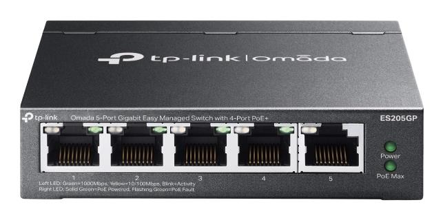 Lüliti|TP-LINK|ES205G|Lüliti tüüp Hallatav|5xRJ-45 porti|RJ-45 portide tüüp Gigabit Ethernet (10/100/1000)|ES205G