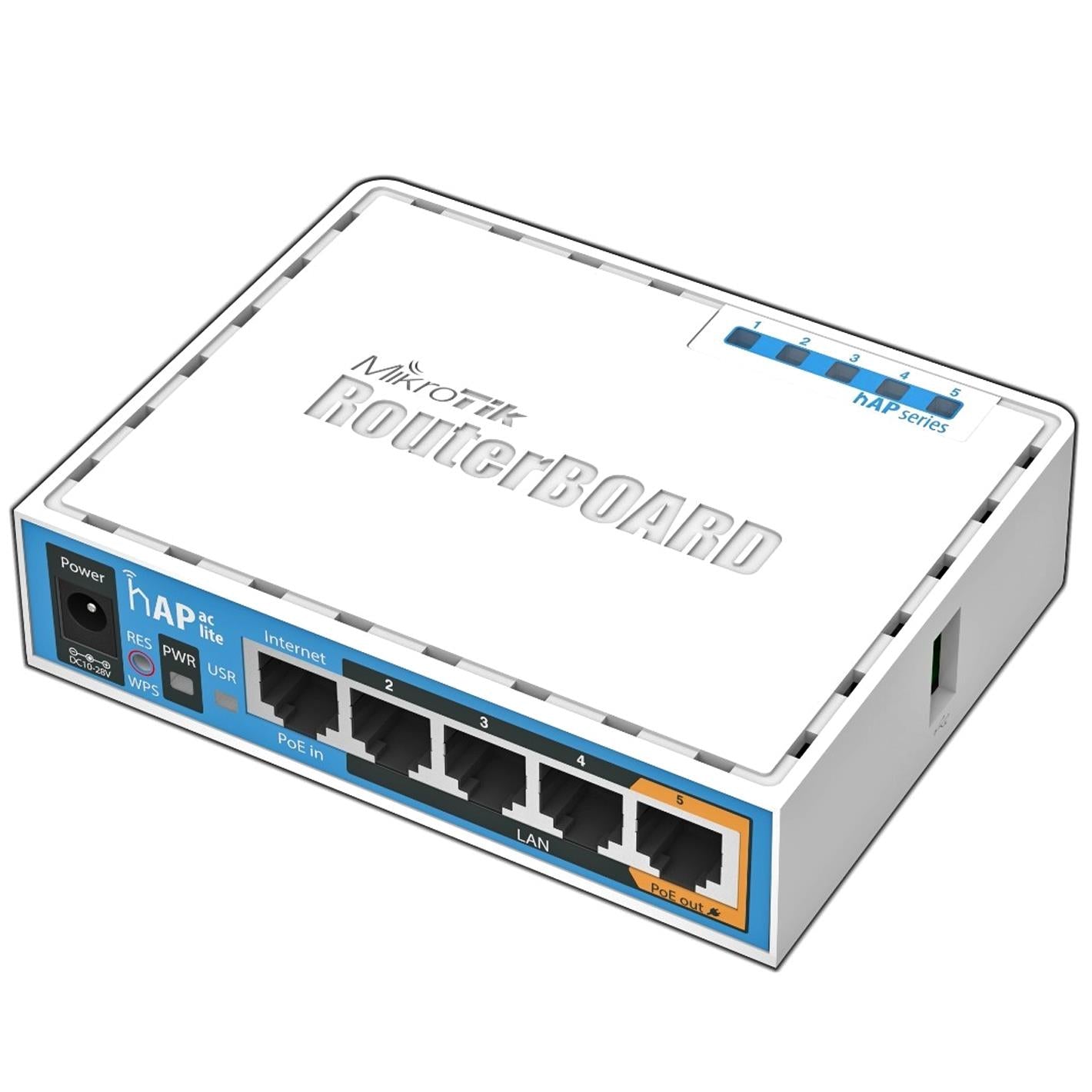 Access Point|MIKROTIK|IEEE 802.11b|IEEE 802.11g|IEEE 802.11n|IEEE 802.11ac|5x10Base-T / 100Base-TX|1xUSB 2.0|RB952UI-5AC2ND