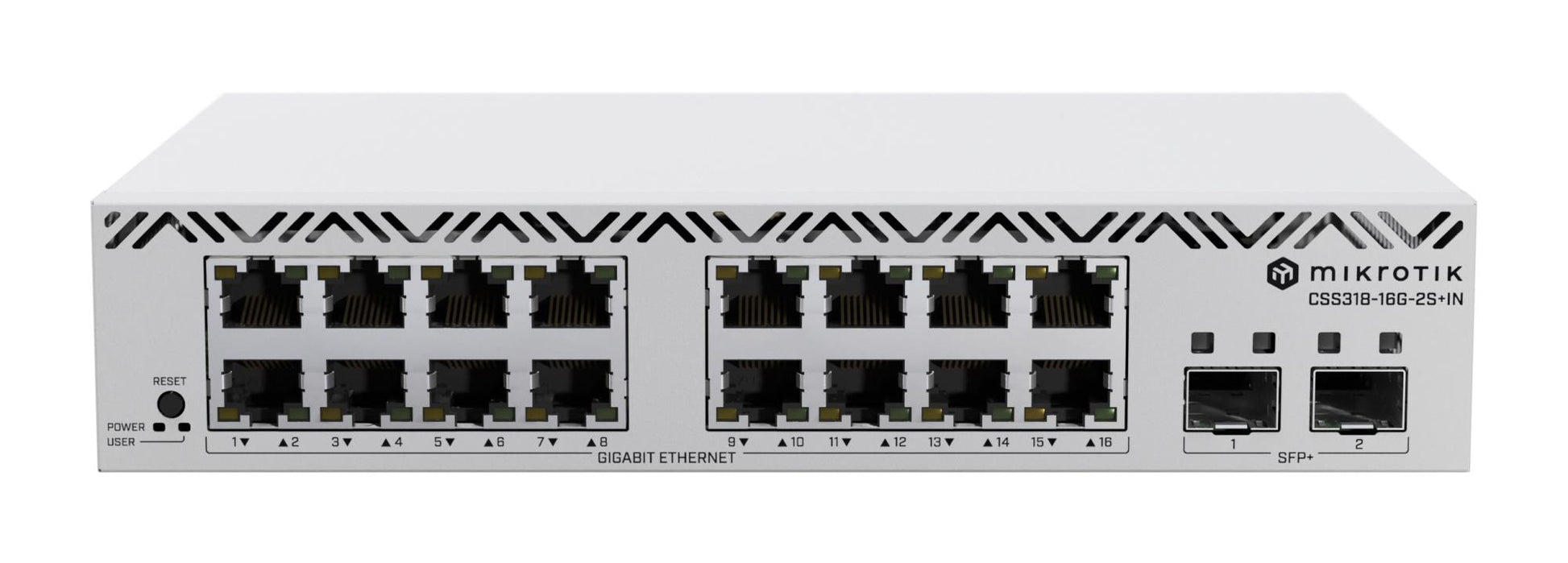 Lüliti|MIKROTIK|16x10Base-T / 100Base-TX / 1000Base-T|CSS318-16G-2S+IN