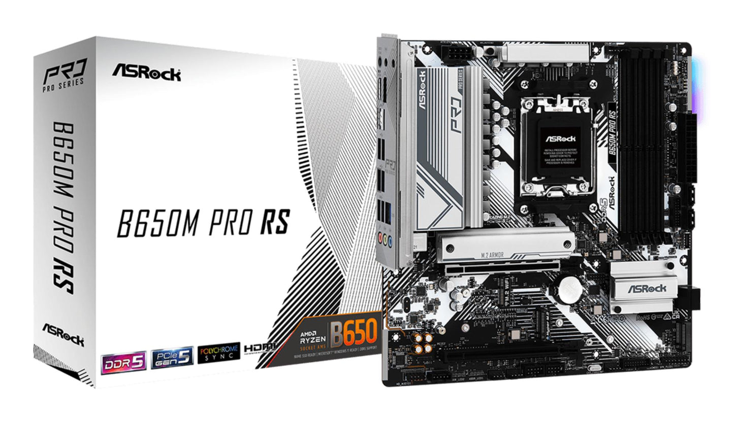 Mainboard|ASROCK|AMD B650|SAM5|Micro-ATX|Memory DDR5|Memory slots 4|1xPCI-Express 3.0 16x|1xPCI-Express 4.0 16x|1xM.2|1xHDMI|1xDisplayPort|4xUSB 2.0|3xUSB 3.2|1xUSB-C|1xRJ45|B650MPRORS