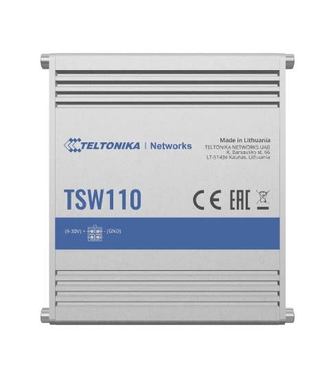 Lüliti|TELTONIKA|TSW110000000|Lüliti tüüp Unmanaged|Lüliti kiht L2|5xRJ-45 porti|RJ-45 portide tüüp Gigabit Ethernet (10/100/1000)|Toide üle Etherneti (PoE) Jah|TSW110