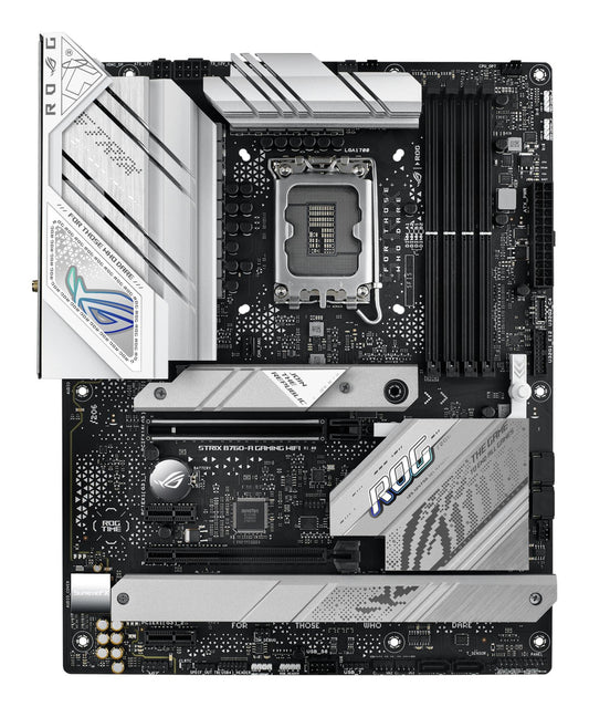 Mainboard|ASUS|Intel B760 Express|LGA1700|ATX|Memory DDR5|Memory slots 4|2xPCI-Express 3.0 1x|1xPCI-Express 3.0 16x|1xPCI-Express 5.0 16x|3xM.2|1xHDMI|1xDisplayPort|4xUSB 2.0|3xUSB 3.2|2xUSB-C|1xRJ45|5xAudio port|STRIXB760-AGAMINGWIFI