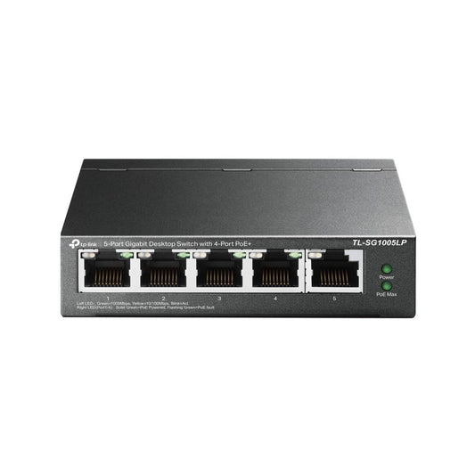 Lüliti|TP-LINK|Desktop/pedestal|5x10Base-T / 100Base-TX / 1000Base-T|PoE porte 1|TL-SG1005LP