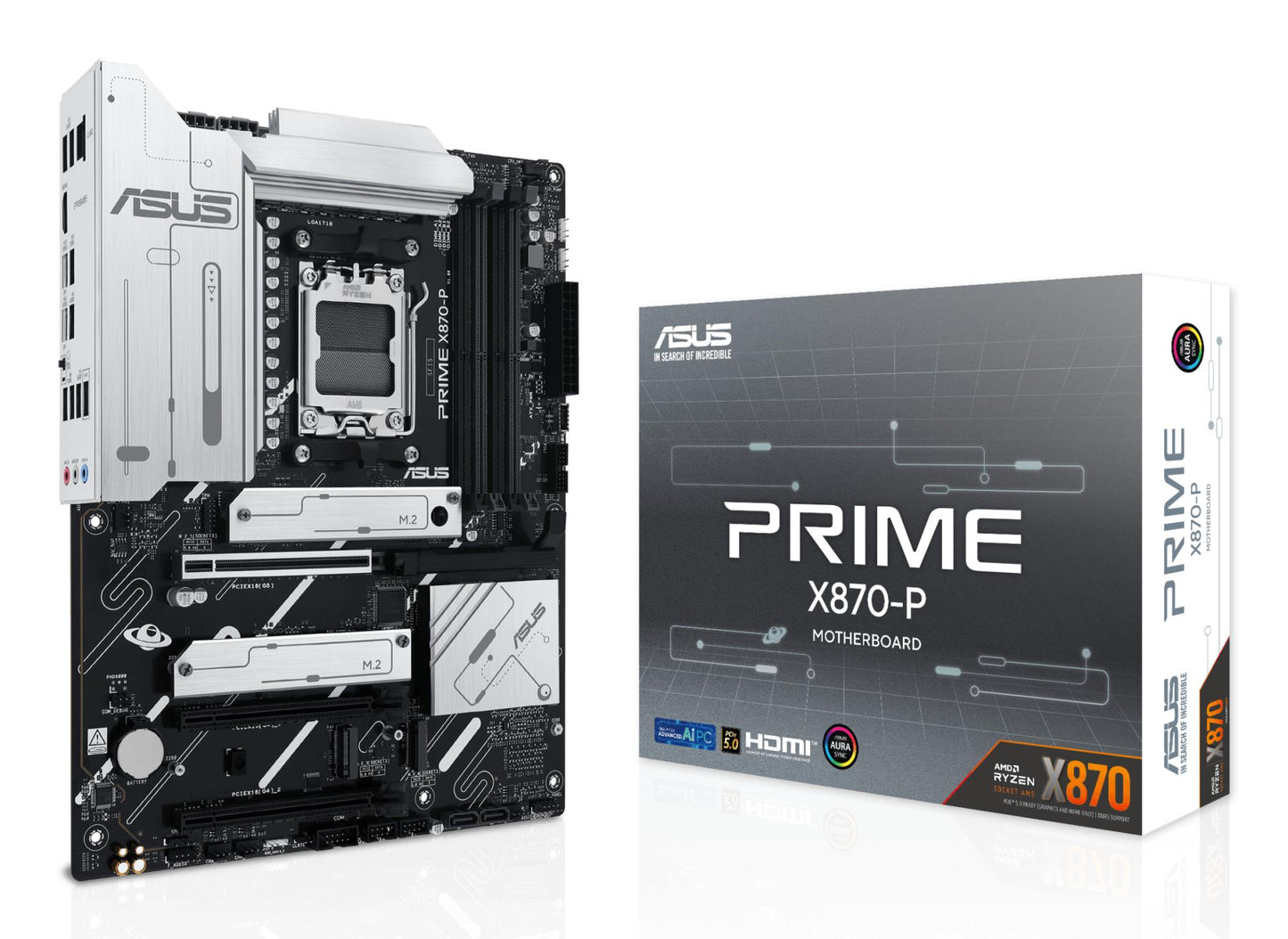 Mainboard|ASUS|AMD X870|SAM5|ATX|Memory DDR5|Memory slots 4|3xPCI-Express 4.0 16x|1xPCI-Express 5.0 16x|4xM.2|1xHDMI|4xUSB 2.0|4xUSB 3.2|2xUSB-C|1xRJ45|3xAudio port|PRIMEX870-P