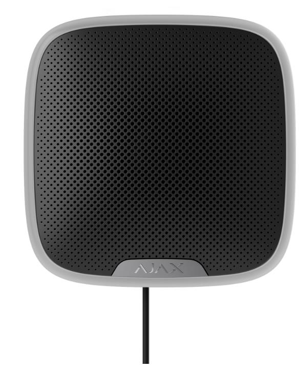 SIREN OUTDOOR STREETSIREN/BLACK 44411 AJAX FIBRA