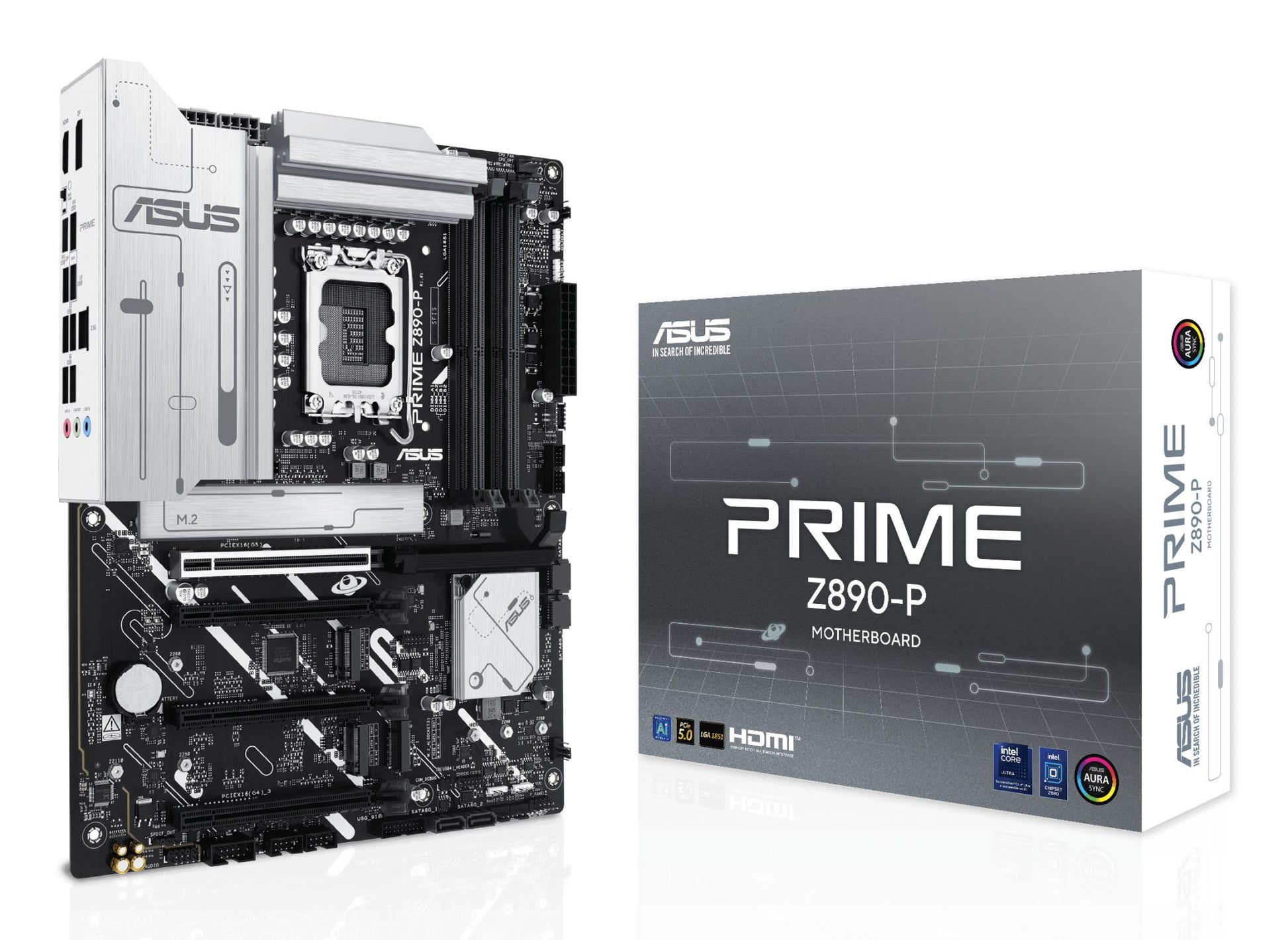 Peamine plaat|ASUS|Intel Z890|LGA1851|ATX|Mälu DDR5|Mälu pesad 4|3xPCI-Express 4.0 16x|1xPCI-Express 5.0 16x|4xM.2|1xHDMI|1xDisplayPort|1xAudio-In|1xAudio-Out|1xMikrofon|4xUSB 2.0|2xUSB 3.0|1xUSB 3.1|1xUSB-C|1xRJ45|PRIMEZ890-P