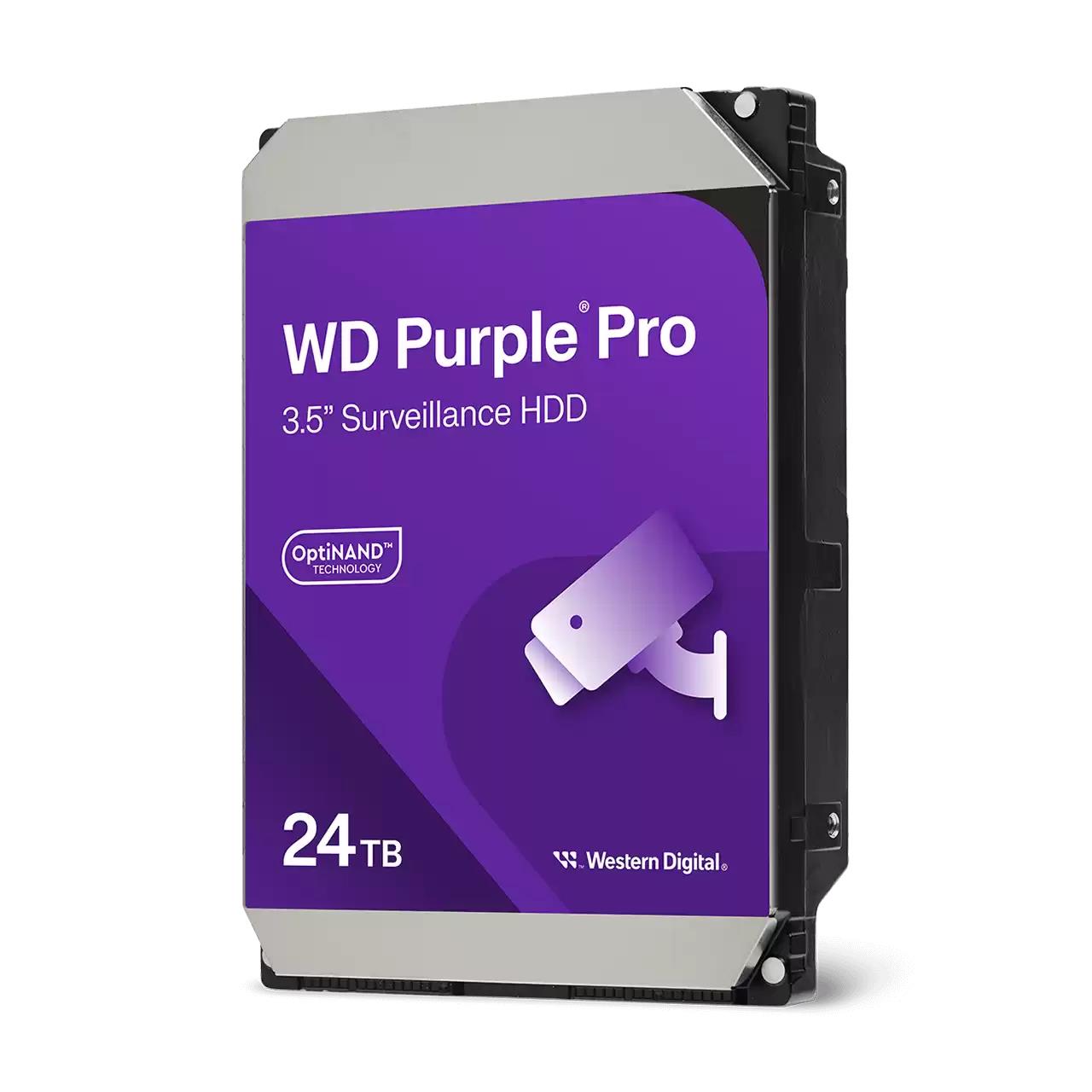HDD|WESTERN DIGITAL|Purple Pro|24TB|SATA|512 MB|7200 rpm|3,5"|WD240PURP