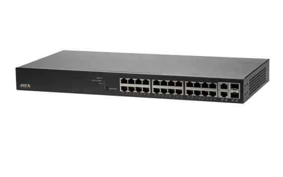 Switch|AXIS|Rack 1U|24x10Base-T / 100Base-TX / 1000Base-T|2x10/100/1000BASE-T/SFP combo|2xSFP|24xRJ45|PoE ports 24|01192-002