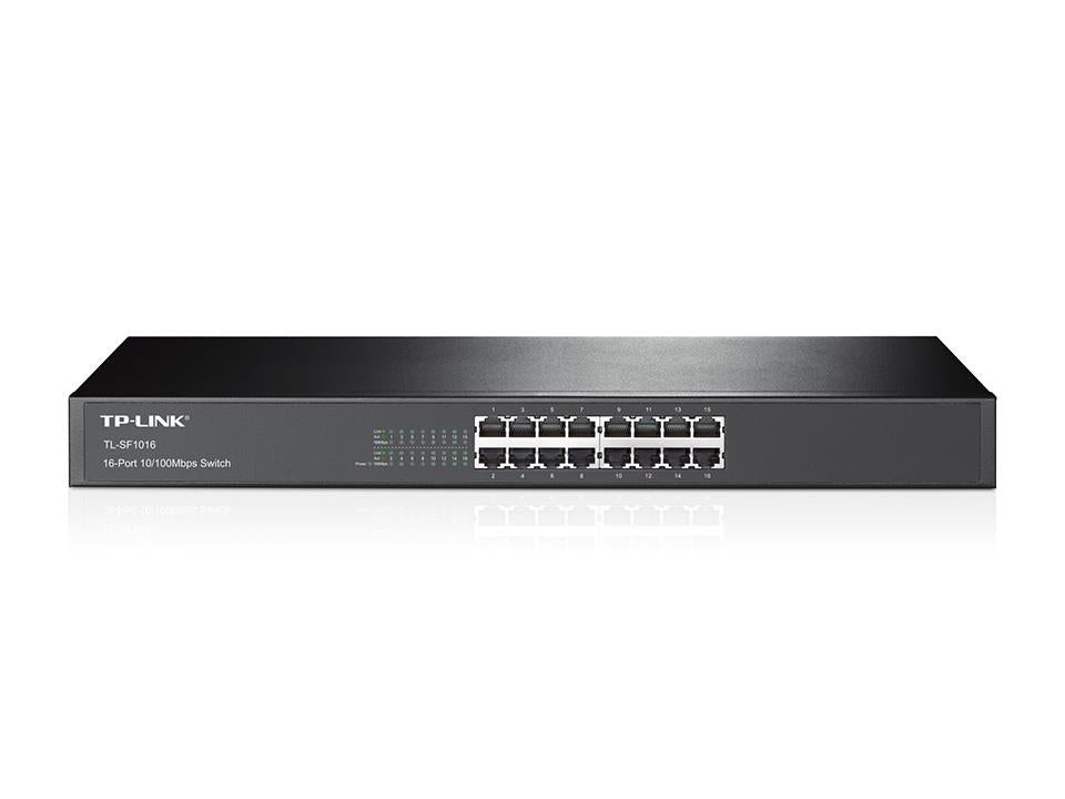 Switch|TP-LINK|Rack|16x10Base-T / 100Base-TX|TL-SF1016