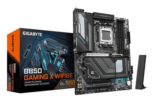 Mainboard|GIGABYTE|AMD B850|SAM5|ATX|Memory DDR5|Memory slots 4|2xPCI-Express 3.0 1x|3xM.2|1xHDMI|1xDisplayPort|5xUSB 2.0|3xUSB 3.2 type B|2xUSB 3.2|2xUSB-C|1xPS/2|1xOptical S/PDIF|1xRJ45|B850GAMINGXWIFI6E