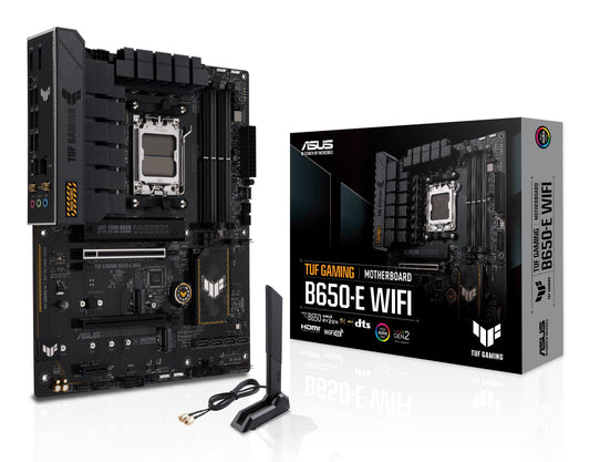 Mainboard|ASUS|AMD B650|SAM5|ATX|Memory DDR5|Memory slots 4|1xPCI-Express 3.0 1x|2xPCI-Express 3.0 16x|1xPCI-Express 4.0 16x|3xM.2|1xHDMI|1xDisplayPort|3xUSB 2.0|4xUSB 3.2|1xUSB-C|1xRJ45|5xAudio port|TUFGAMINGB650-EWIFI