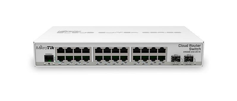 Lüliti|MIKROTIK|CRS326-24G-2S+IN|24x10Base-T / 100Base-TX / 1000Base-T|2xSFP+|CRS326-24G-2S+IN