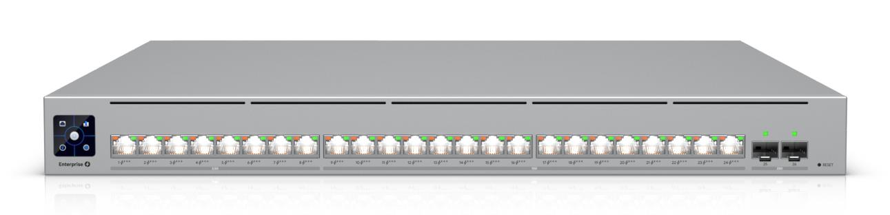 Switch|UBIQUITI|Enterprise Campus 24 PoE|8x2.5GbE|16x10GbE|PoE+ ports 8|1050 Watts|ECS-24-POE