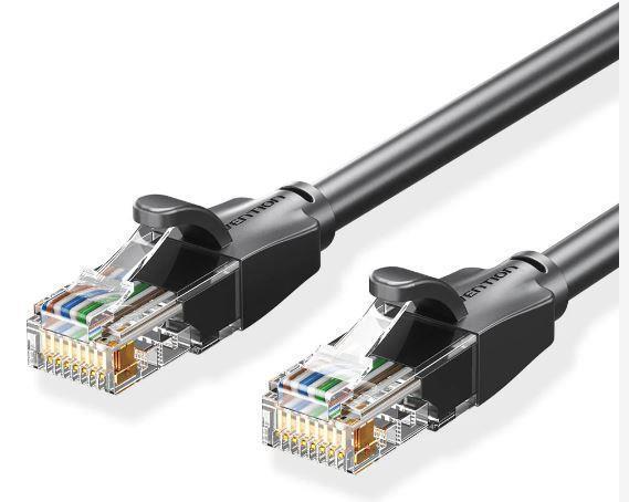 PATCH CABLE CAT.6 UTP/1M MUSTA IBEBF VENTION