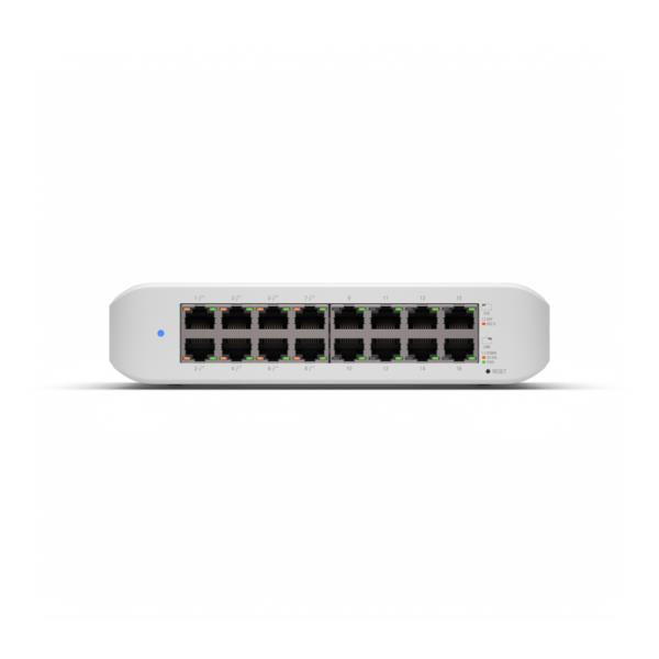 Switch|UBIQUITI|USW-LITE-16-POE|Type L2|16x10Base-T / 100Base-TX / 1000Base-T|PoE+ ports 8|45 Watts|USW-LITE-16-POE