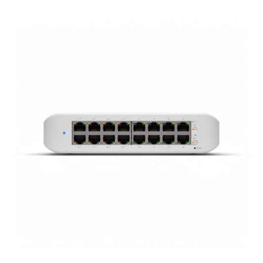 Switch|UBIQUITI|USW-LITE-16-POE|Type L2|16x10Base-T / 100Base-TX / 1000Base-T|PoE+ ports 8|45 Watts|USW-LITE-16-POE