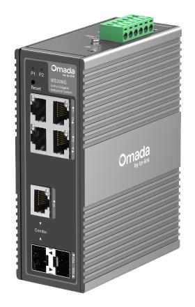 Lüliti|TP-LINK|Haldatav lüliti|4xRJ-45 porti|RJ-45 portide tüüp Gigabit Ethernet (10/100/1000)|1xCombo SFP portide arv|1xSFP mooduli pesa arv|IES206G