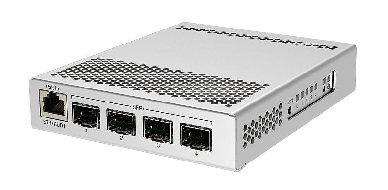 Switch|MIKROTIK|PoE ports 1|CRS305-1G-4S+IN
