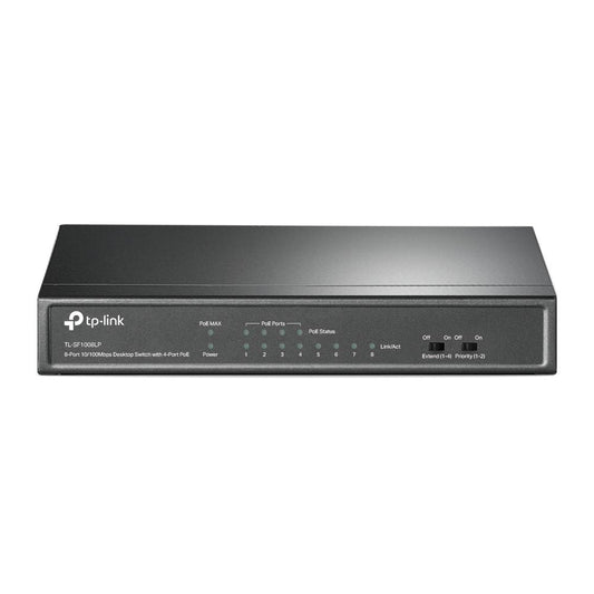 Lüliti|TP-LINK|Desktop/pedestal|8x10Base-T / 100Base-TX|PoE port 4|TL-SF1008LP
