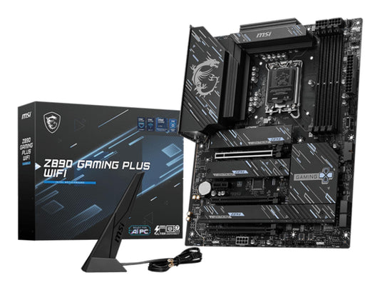 Mainboard|MSI|Intel Z890|LGA1851|ATX|Memory DDR4|Memory slots 4|1xPCI-Express 4.0 1x|2xPCI-Express 4.0 4x	|1xPCI-Express 5.0 16x|4xM.2|1xHDMI|1xDisplayPort|4xUSB 2.0|3xUSB 3.2|1xUSB-C|1xUSB-C w/Thunderbolt|1xPS/2|1xRJ45|3xAudio port|Z890GAMINGPLUSWIFI