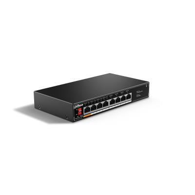 Lüliti|DAHUA|Desktop/pedestal|8x10Base-T / 100Base-TX|PoE pordid 4|60 Vatti|SF1008LP