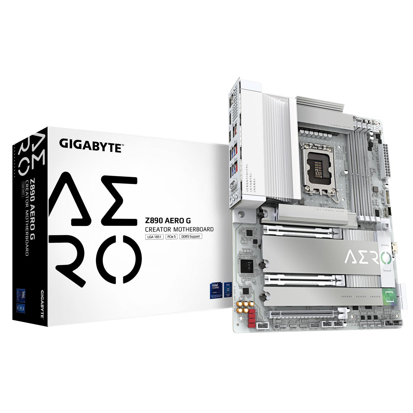 Emaplaat|GIGABYTE|Intel Z890|LGA1851|ATX|Mälu DDR5|Mälu pesad 4|1xPCI-Express 4.0 4x	|1xPCI-Express 5.0 8x|1xPCI-Express 5.0 16x|5xM.2|1xHDMI|2xUSB 2.0|4xUSB 3.2|1xUSB-C Thunderboltiga|1xOptiline S/PDIF|2xRJ45|2xHeliport|Z890AEROG