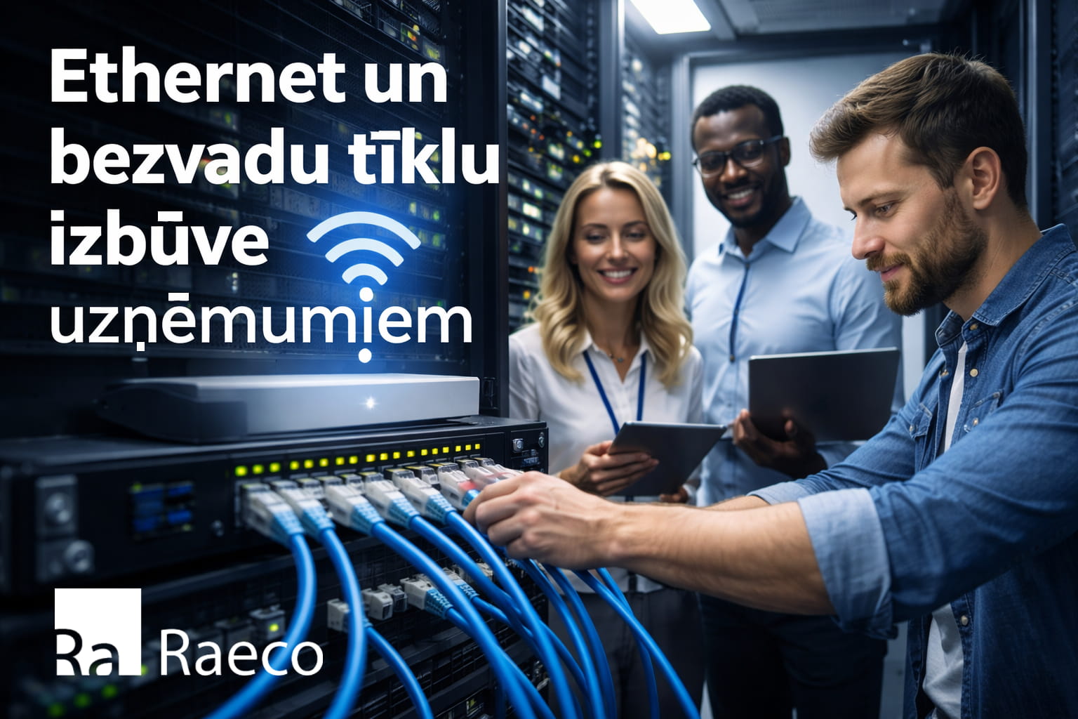 Ethernet un bezvadu tīklu izbūve uzņēmumiem