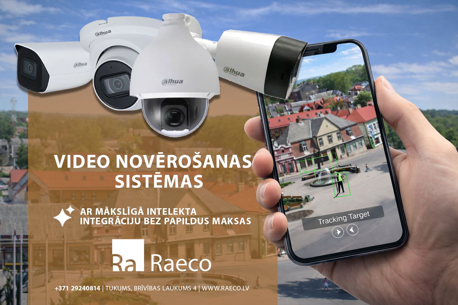 Video novērošanas sistēmas uzņēmumiem un privātīpašumiem